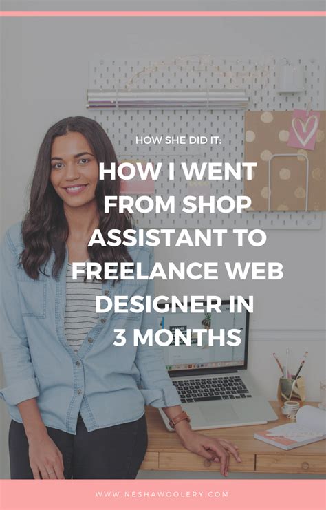 How I Went From Shop Assistant To Freelance Web Designer In 3 Months