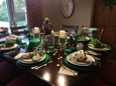 Tom Clark Gnome Hyke On Table For St Patricks Day