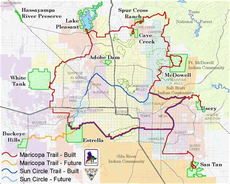 315 Mile Loop Hiking Trail Complete In Maricopa County Arizona