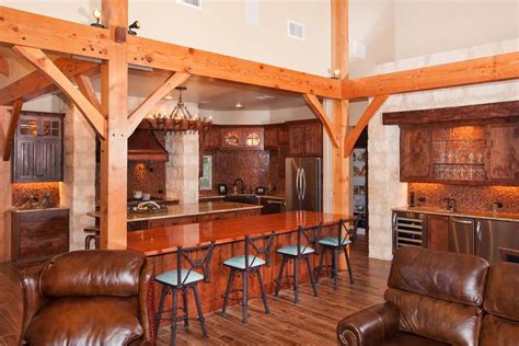 New craftsman timber frame design by timberhaven. Timber Frame Home - Modern Ranch Style Project | Timber frame homes, Modern ranch, Building a ...