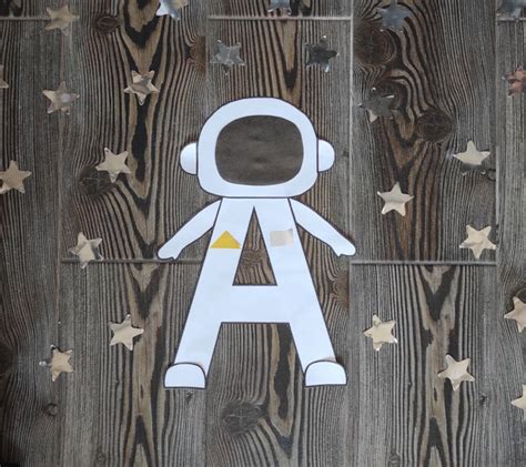 Spark Your Childs Imagination With A Letter A Astronaut Craft