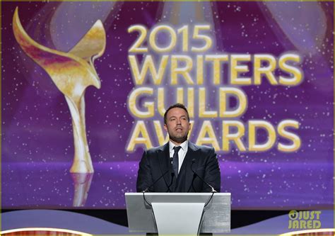 Ben Affleck Takes The Stage At Writers Guild Awards 2015 Photo 3304894