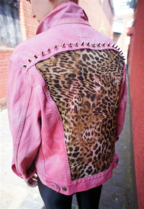 A wide variety of custom pink ladies jacket options are available to you, such as shell material, feature, and lining material. Pink Denim Jacket DIY Leopard and Studs | Diy denim jacket, Diy jacket, Denim diy