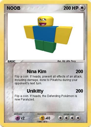 Pokémon Noob 737 737 Nina Kim My Pokemon Card