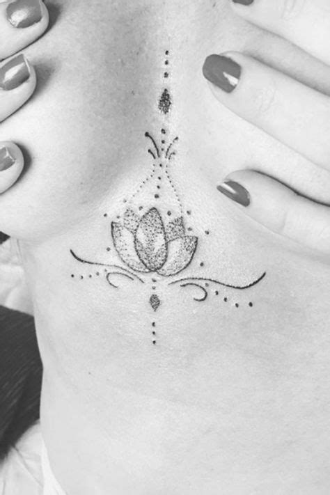 50 Of The Prettiest Sternum Tattoos Sternum Tattoo Tattoos Unalome Tattoo