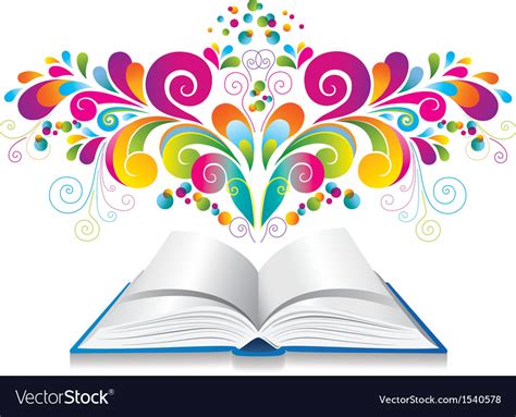 Colorful Open Book
