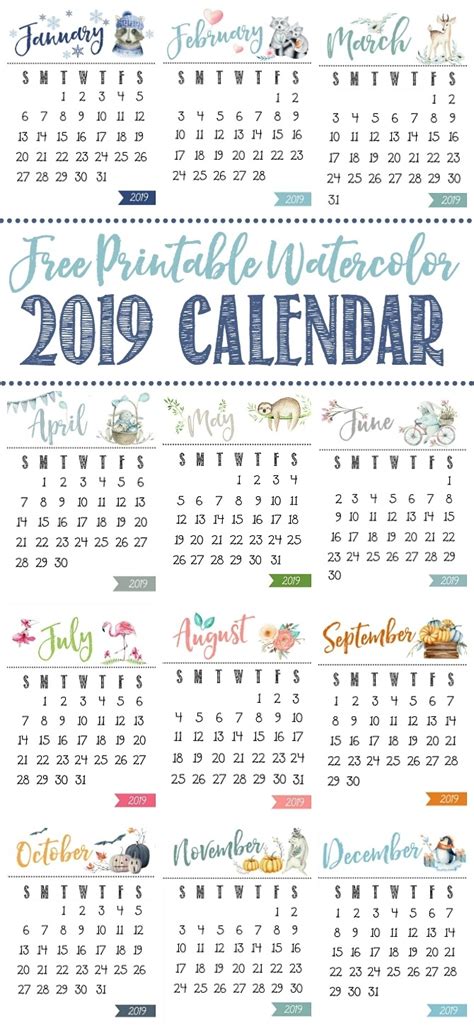 Free printable calendars offer greater flexibility while scheduling your most important and regular tasks. Free Printable Year Long Calendar - Calendar Inspiration Design