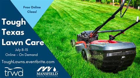 Tough Texas Lawn Care Save Tarrant Water