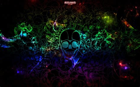 Skull Colorful Hd Wallpaper