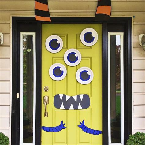 Porch On Instagram Cute And Creepy Monster Mash Halloween Door Via