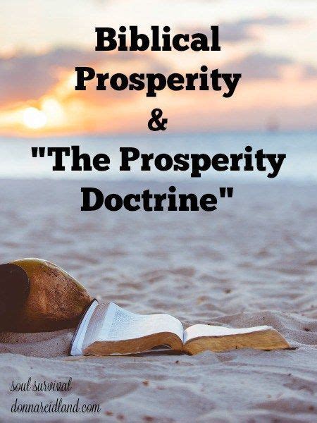 The bible is also clear that god wants his people to prosper so they can be generous, not greedy. "Biblical Prosperity & 'The Prosperity Doctrine'" September 29 | Bible prayers, Bible, Knowing god