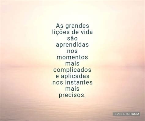 Frases de Lição de Vida FrasesTop