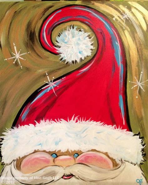 15 Easy Canvas Painting Ideas For Christmas Noted List
