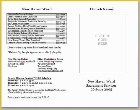 Printable designs are free to use for business, school, teachers, church, and family. Free Church Program Template Microsoft Word Of Church Bulletin Templates - Heritagechristiancollege