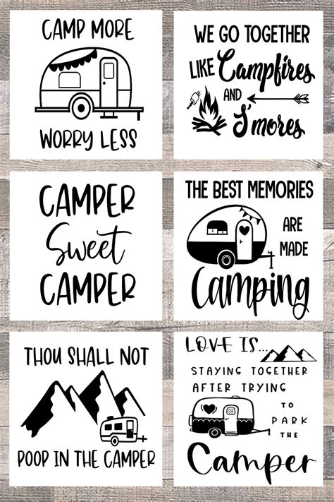 Free Printable Camping Signs Printable