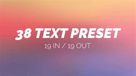People watch a lot of video these days, so it's tough to stand out from the crowd. 38 Text Animation Preset After Effect (With images) | Text ...