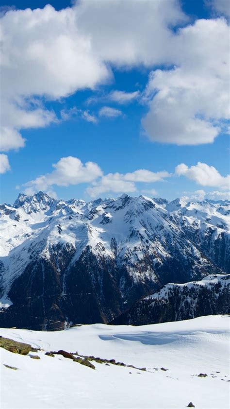 720x1280 Glacier Landscape Snow Capped Mountains Mountain Range