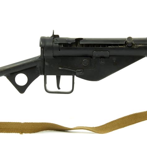 Original British Wwii Sten Mkiii Display Smg With Sling Serial No 1