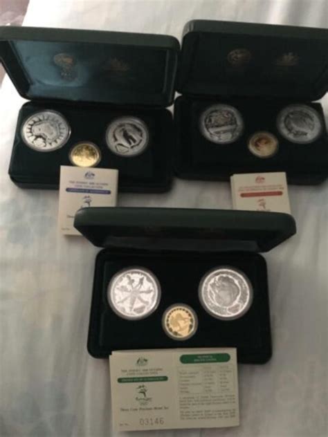 3 X Sydney 2000 Olympic 3 Coin Gold Set Collectables Gumtree