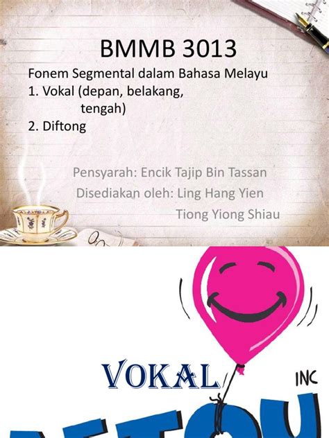 Sekian artikel tentang cara memperkenalkan diri dalam bahasa jepang kali ini, sampai jumpa di artikel blog bahasa jepang asik ini selanjutnya ya. BMMB 3013: Fonem Segmental dalam Bahasa Melayu 1. Vokal ...