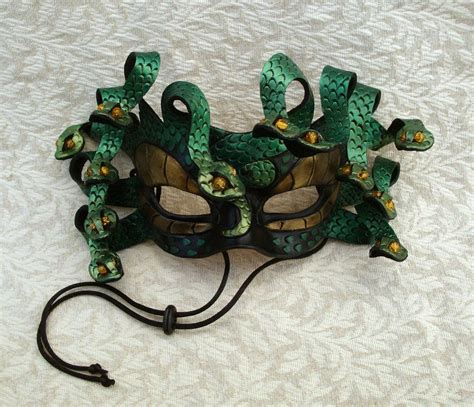 Green Medusa Mask 2013 By Merimask On Deviantart Masks Masquerade