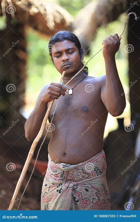 Aborigines Vedda Of Sri Lanka Native Hunters Editorial Stock Photo