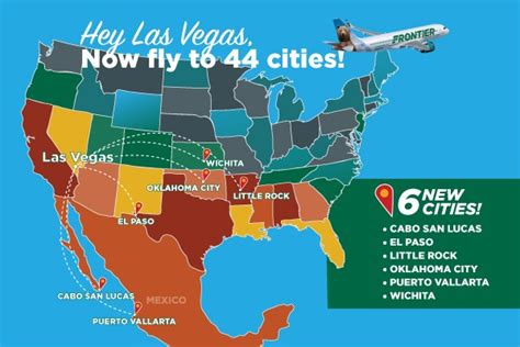 Frontier Airlines Announces Expanded Las Vegas Service With 6 New
