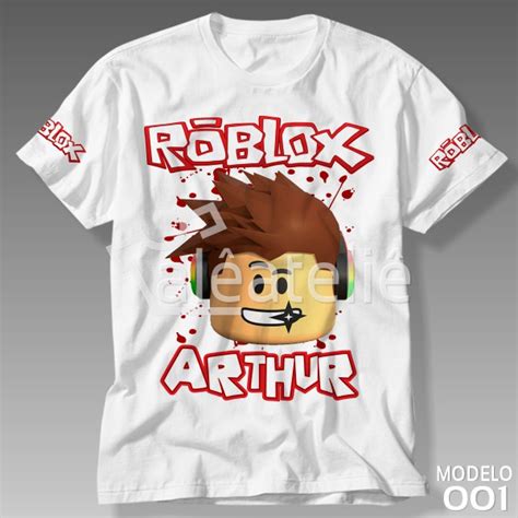 Camiseta Roblox Personalizada Alê Art Designer