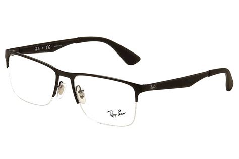 Ray Ban Men S Eyeglasses Rb6335 Rb 6335 Rayban Half Rim Optical Frame