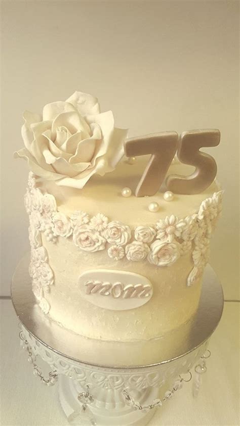75th Birthday Cake Birthday Cake For Mom 75 Birthday Cake New