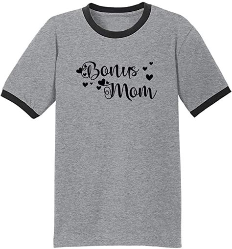 Bonus Mom Stepmom Mothers Day Cute Stepmother Graphic Tee