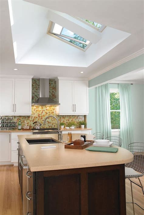 Kitchens With Skylights For More Natural Light Skylight Kitchen