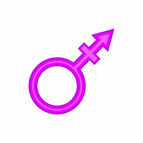 Cartoon Female Gender Male Sex Sign Transgender Icon Download