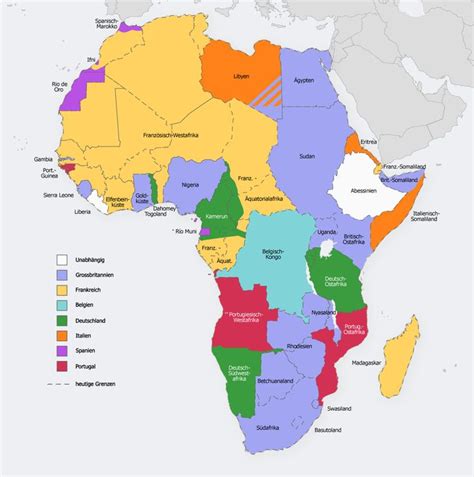 Kolonisation Auf Dem Afrikanischen Kontinent Nach Der Kongo Konferenz
