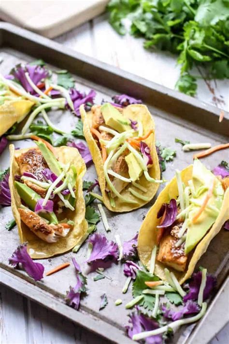 Or flake it apart and make fish tacos. Blackened Mahi Mahi Fish Tacos {easy recipe!} • Fit Mitten ...