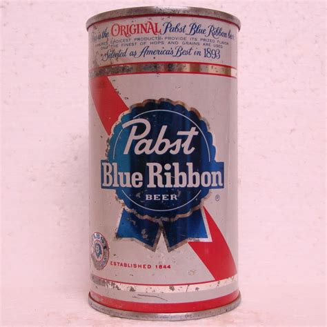 Pabst Blue Ribbon Beer Can Pabst Brewing Co Milwaukee Wi 12 Oz