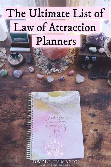 The Ultimate List Of Law Of Attraction Planners Law Of Attraction