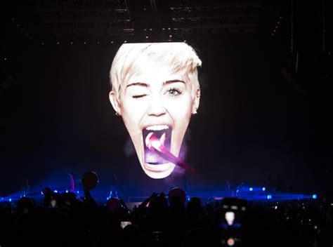 Miley Launches Tour In Vancouver With Sass Showmanship