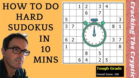 How To Do Hard Sudokus In 10 Minutes Youtube