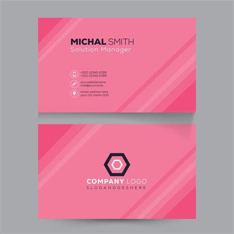 Corporate Business Card Template Design 5094942 Vector Art At Vecteezy