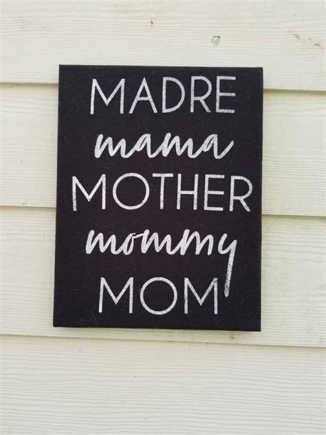 Many Ways To Say Mother T Shirt Canvas Etsy