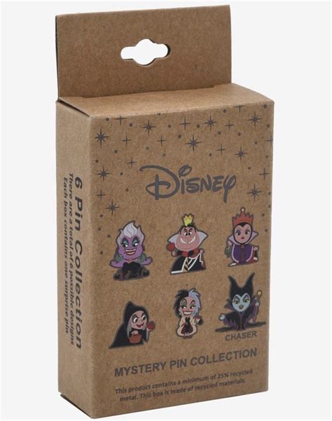Disney Villains Chibi Blind Box Pin Set At Boxlunch Disney Pins Blog