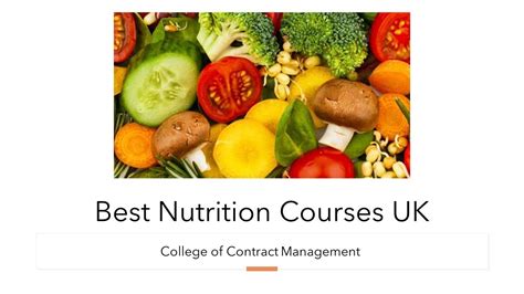 Best Nutrition Courses Uk Youtube