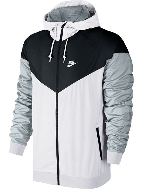 Nike Nike Sportswear Windrunner Mens Hooded Jacket Whiteblackwolf