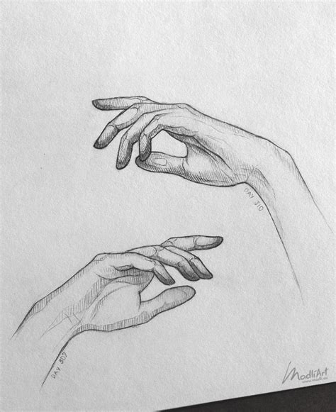 How To Draw Hand Easy Hand Drawing Tutorials Hm Art
