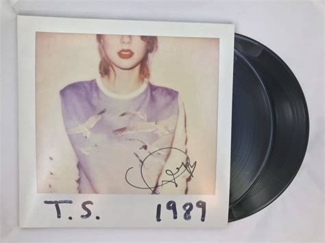 Taylor Swift Signed Autographed 1989 Vinyl Lp With Full Page Letter