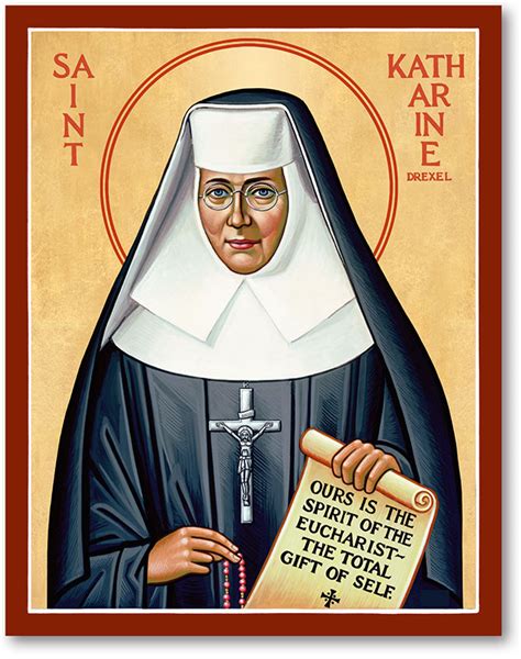 Women Saints St Katharine Drexel Icon Monastery Icons