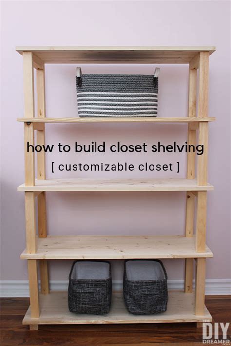 If not, you can easily return them. How to build closet shelving - DIY Customizable Closet ...