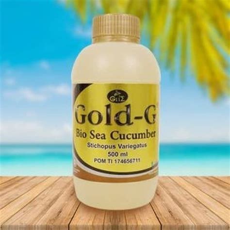 Gold G Jelly Gamat Bio Sea Cucumber 500 Ml Tripang Emas Lazada