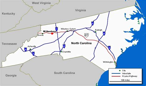 Map Of Winston Salem North Carolina Secretmuseum